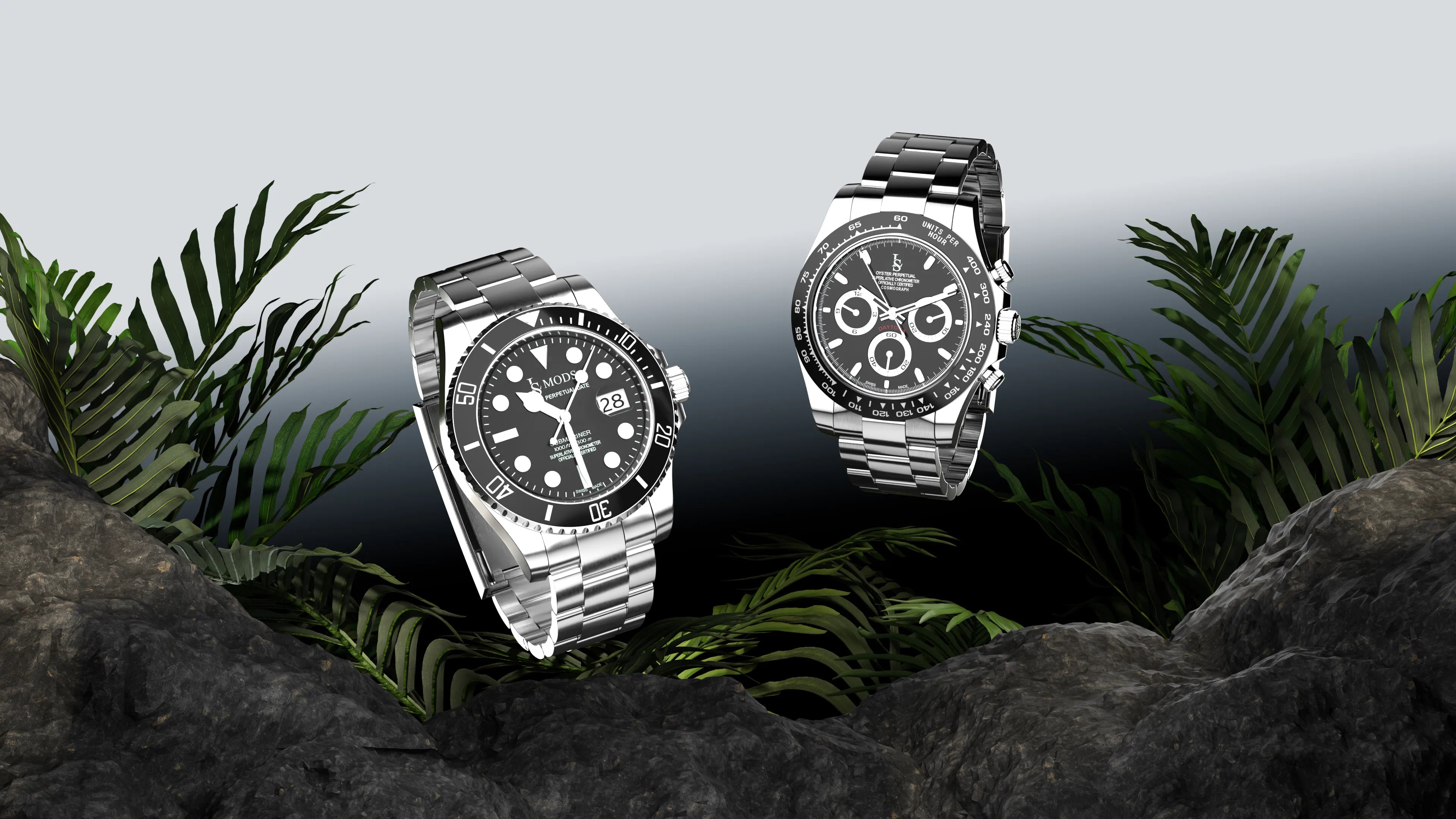 Bannière version ordinateur mettant en lumière des montres Seiko Mod personnalisées