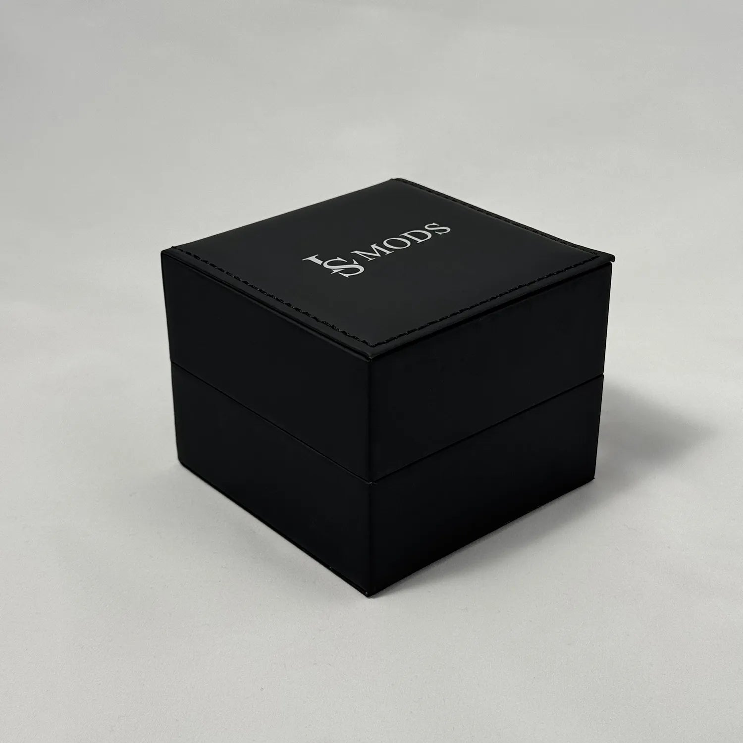 Boîte de Montre en Cuir Noir