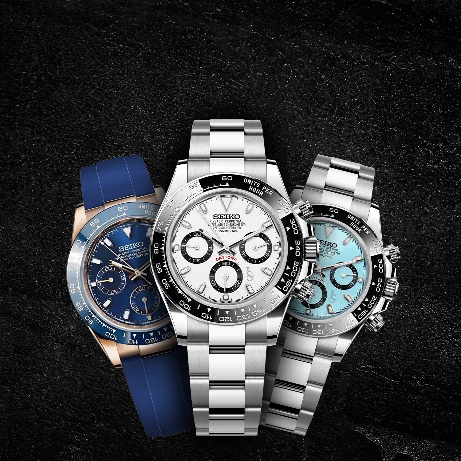 Collection de montres Seiko Mod Daytona