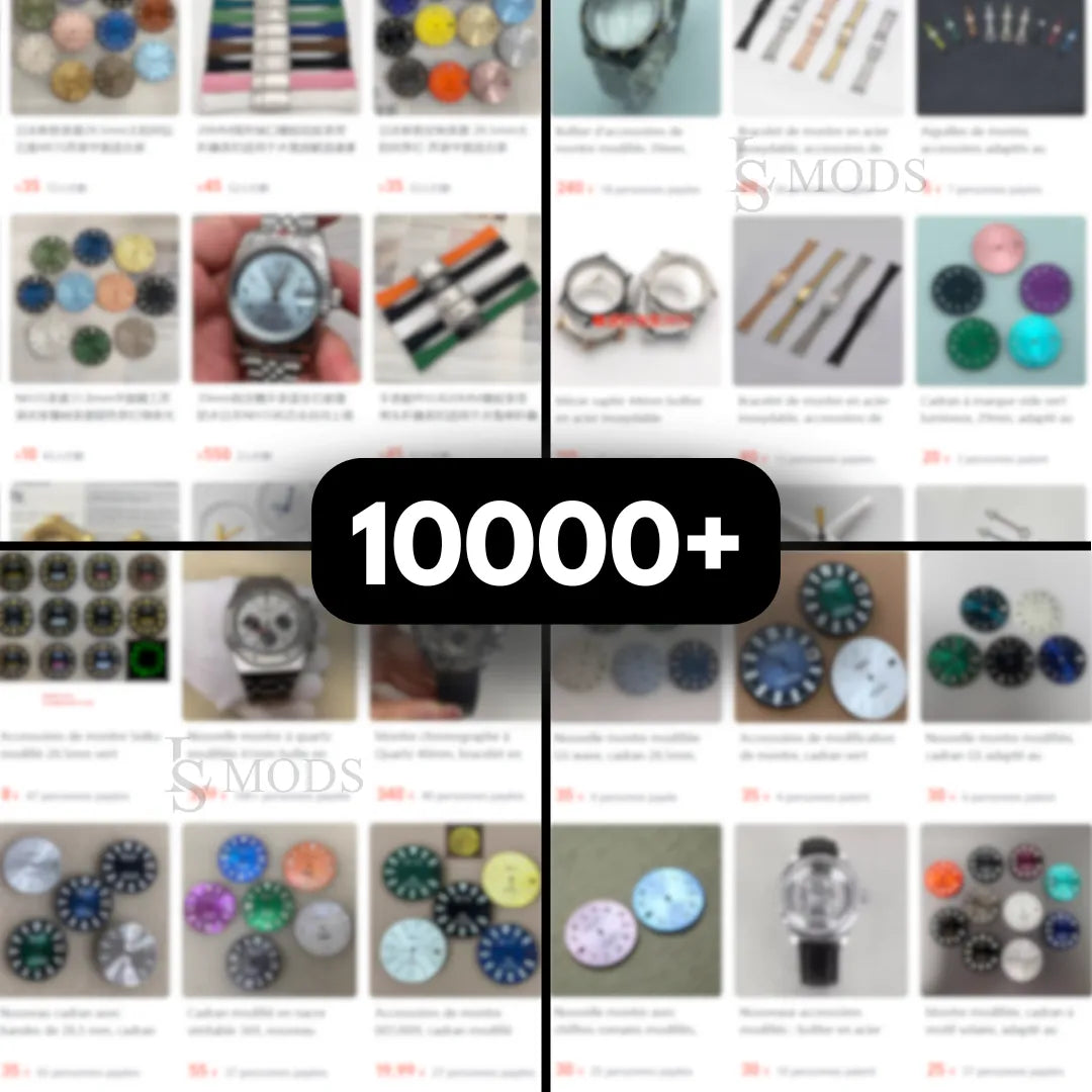 E-Book SeikoMod - Liste exclusive de 25 fournisseurs de montre et plus de 10000 pièces modifiées Seiko
