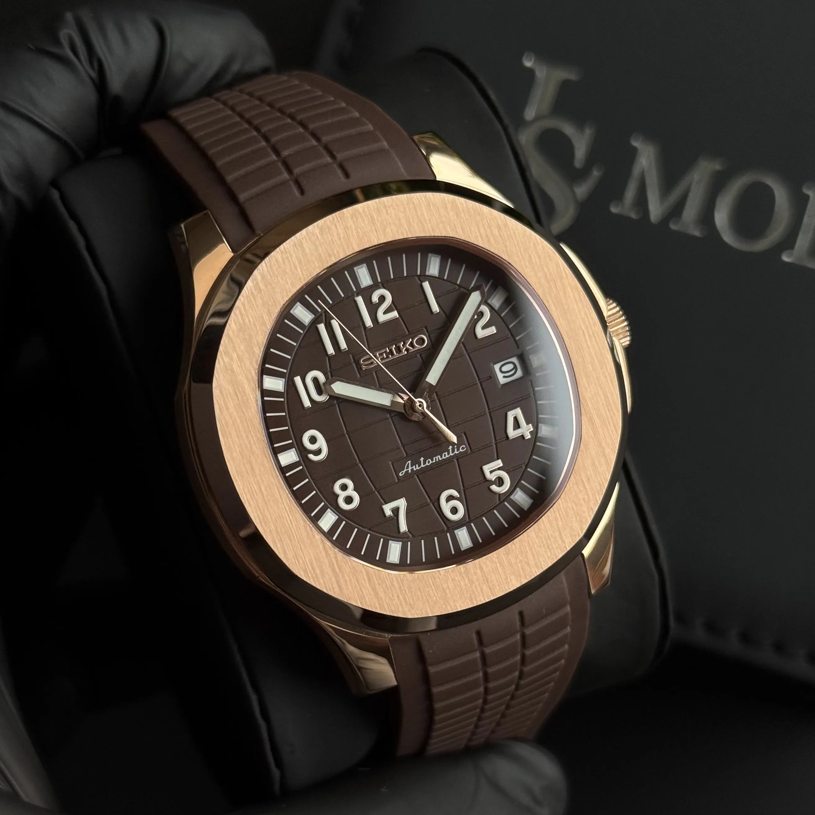 SeikoMod Aquanaut Rose Gold