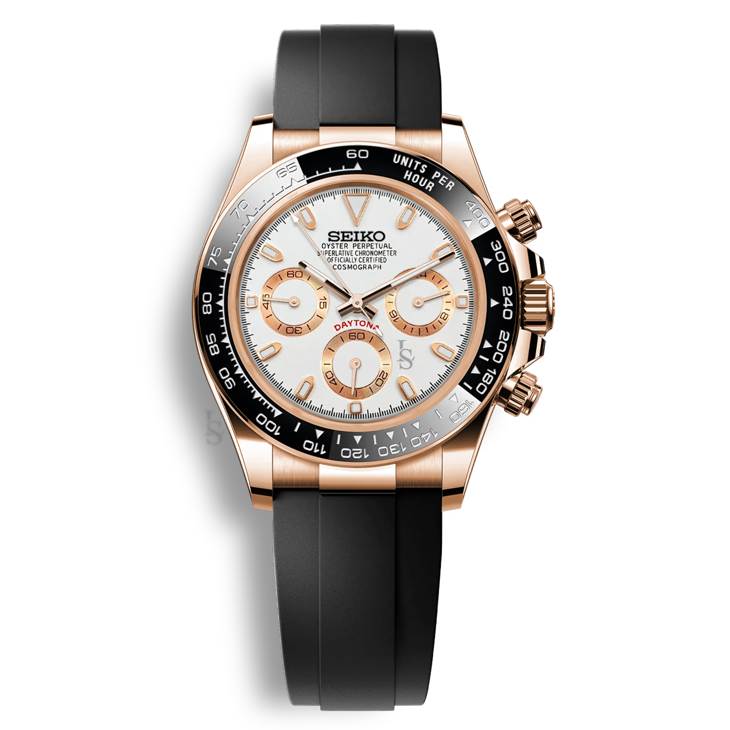 SeikoMod Daytona Or Rose