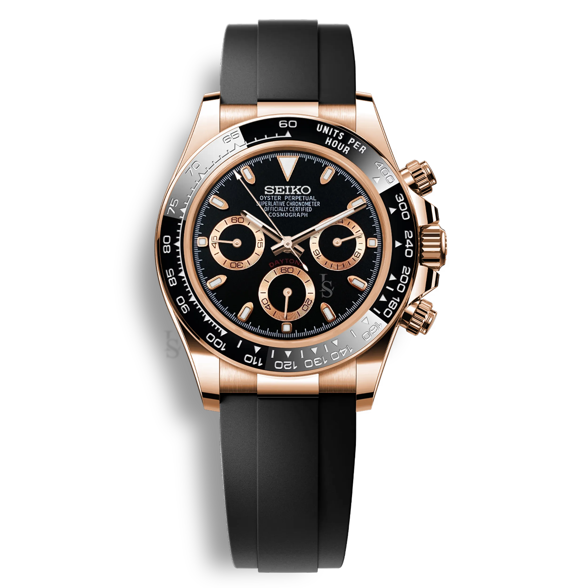 SeikoMod Daytona Or Rose