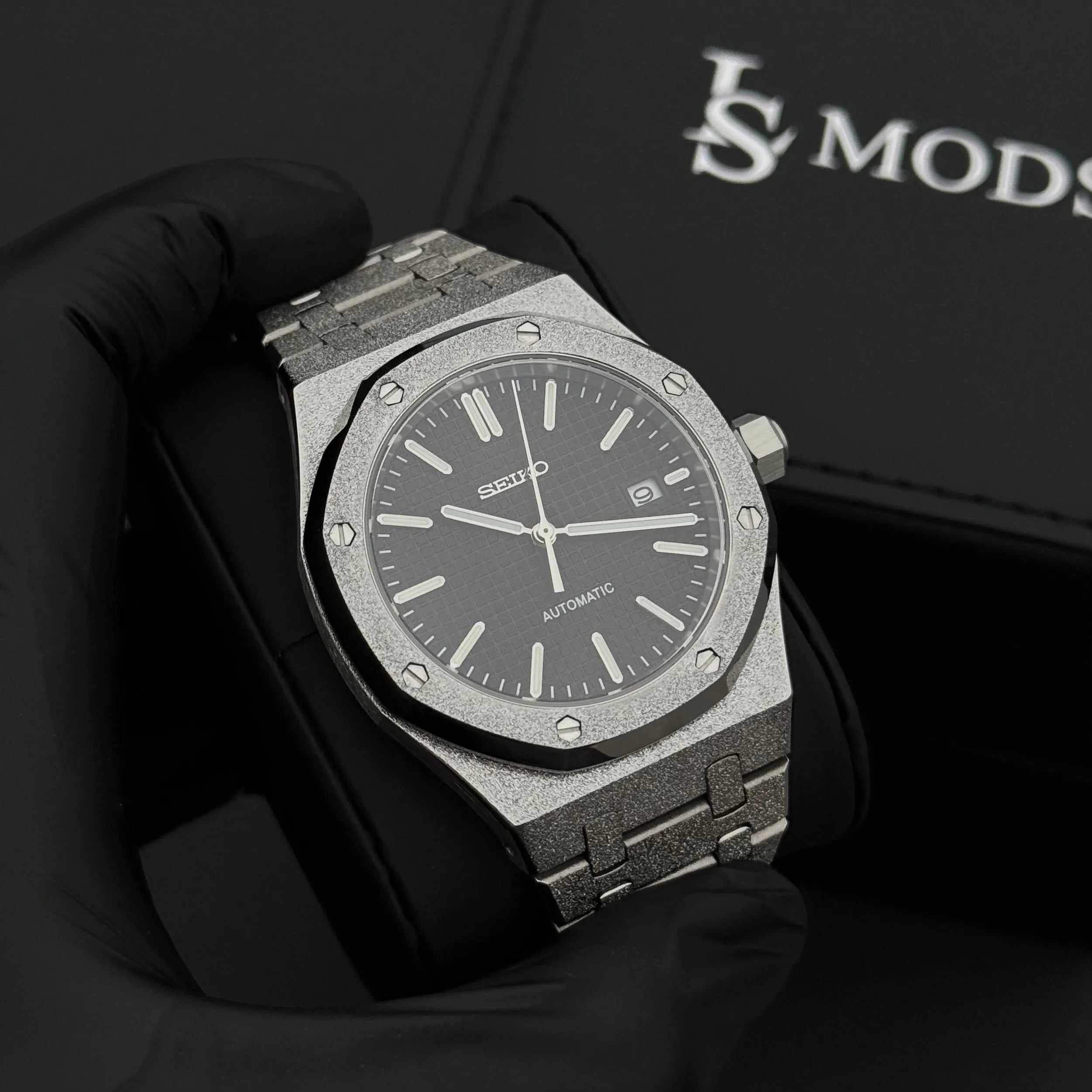 SeikoMod Royal Oak Frosted Metal