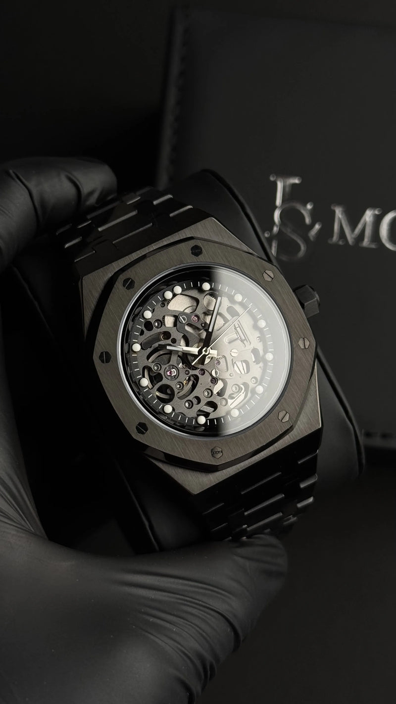 SeikoMod Royal Oak Squelette Noire