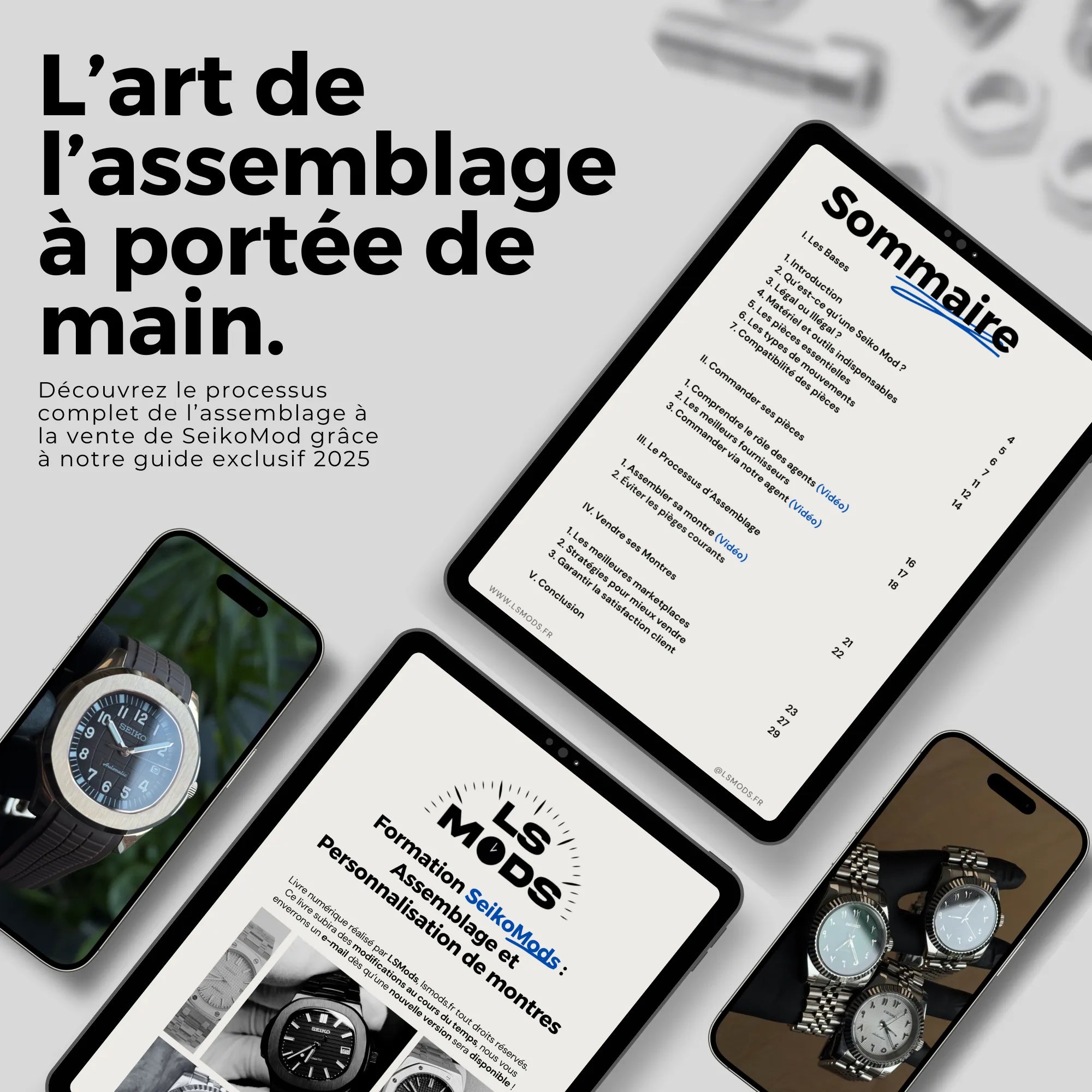 Bonus inclus avec l’E-Book SeikoMod - Vidéos, mises à jour et support exclusif