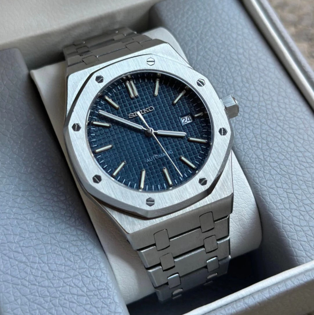 seikomod royal oak bleue