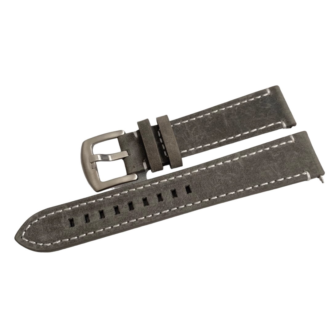 Matte leather strap