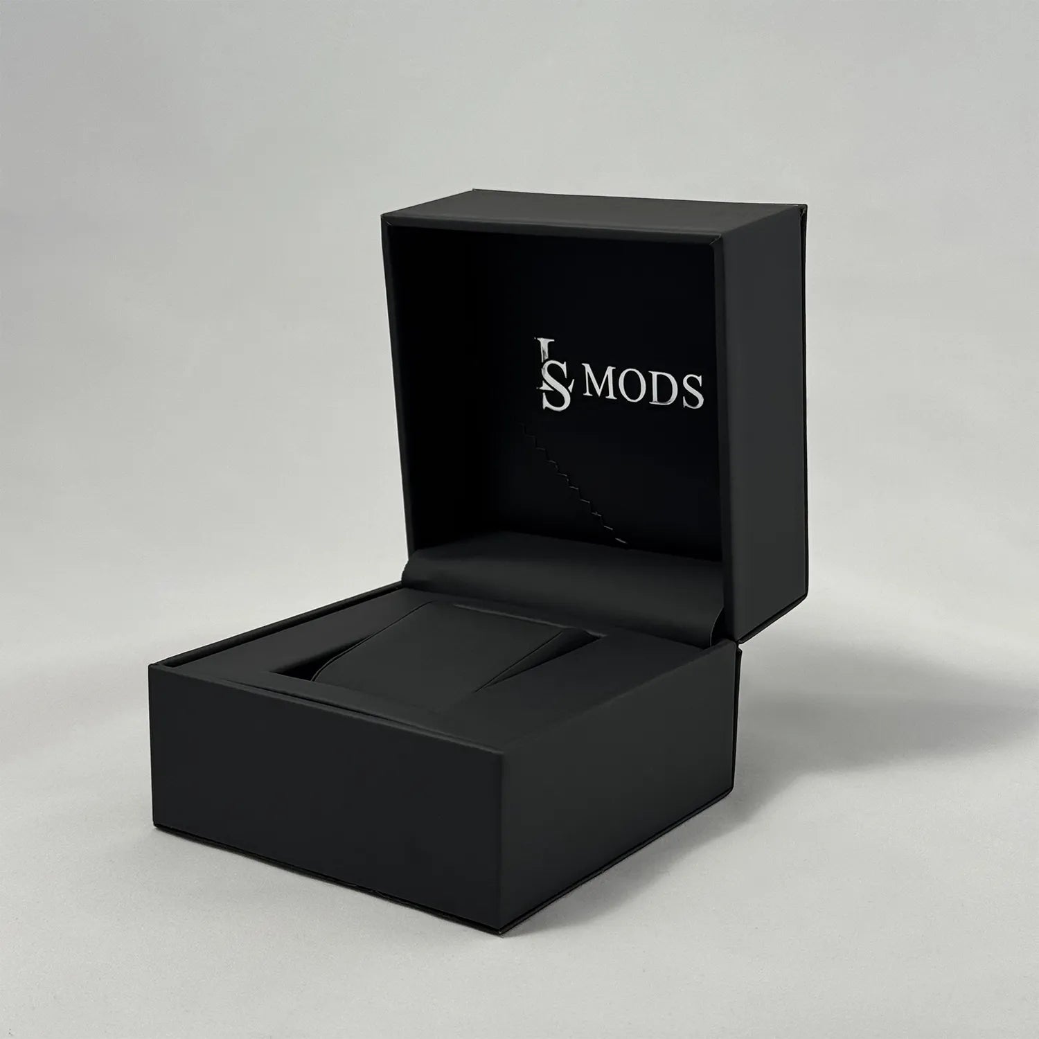 Boîte de Montre en Cuir Noir