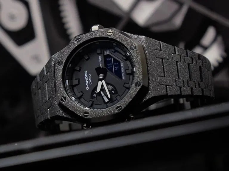 G-shock Black - Frosted Metal