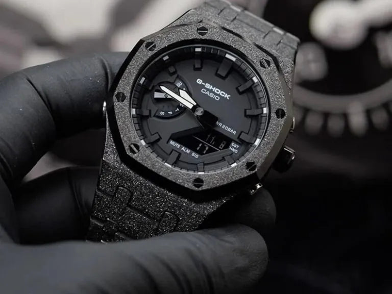 G-shock Black - Frosted Metal