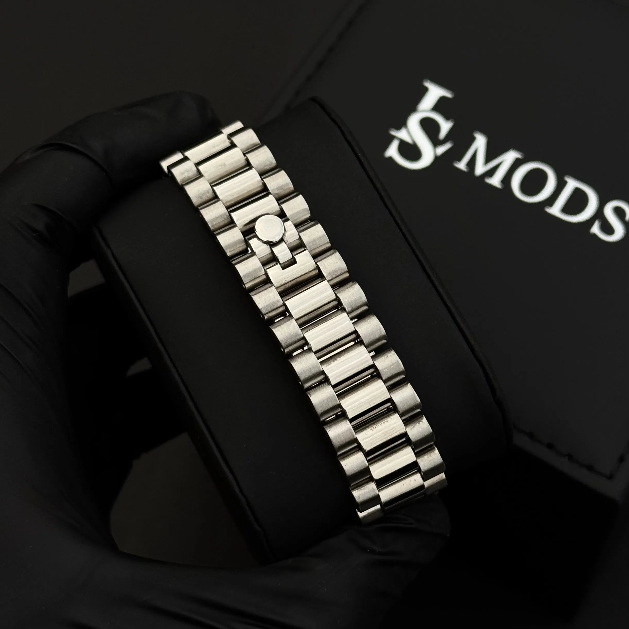 Bracelet président en acier inoxydable de la montre Seiko Mod DayDate avec fermoir déployant