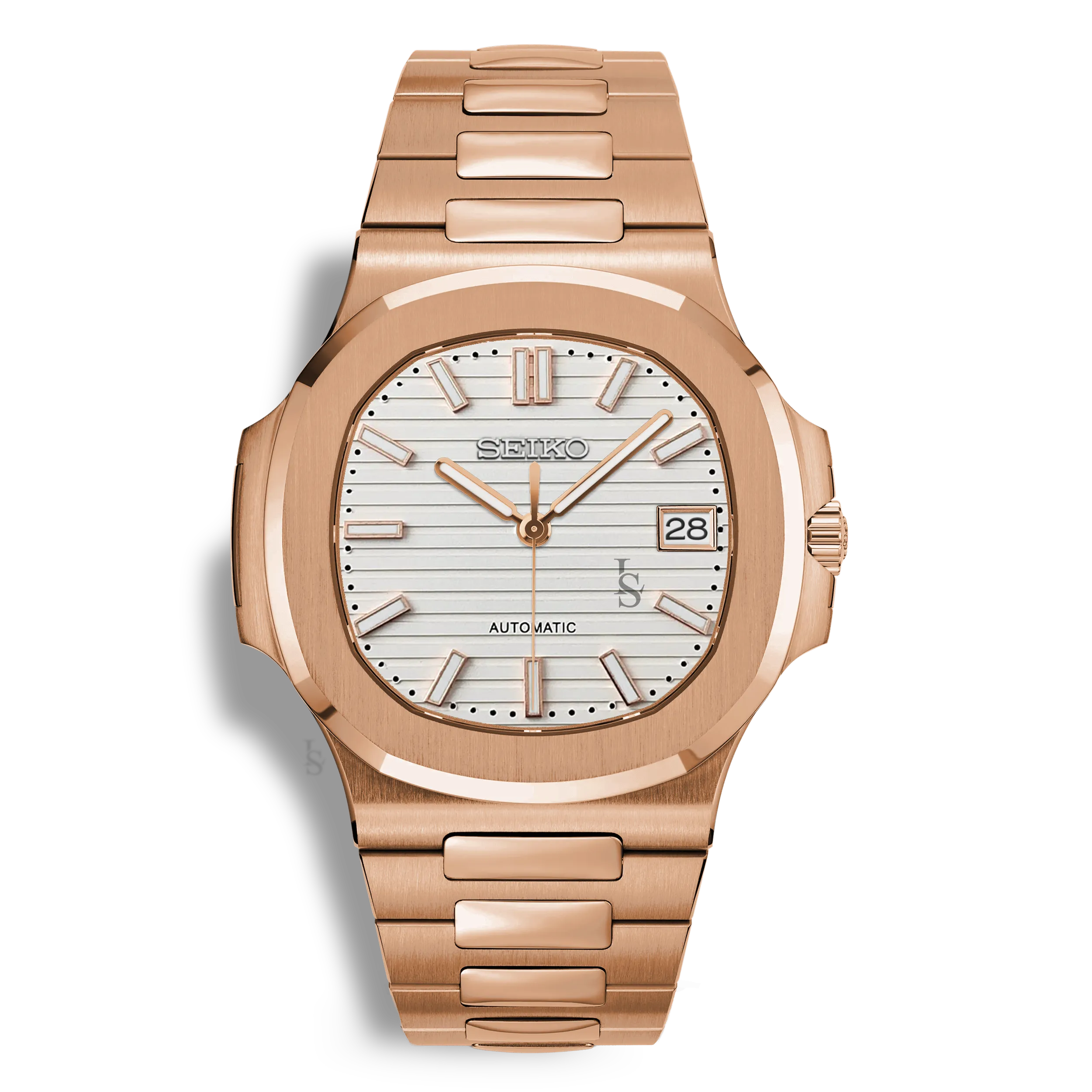 SeikoMod Nautilus Rose Gold