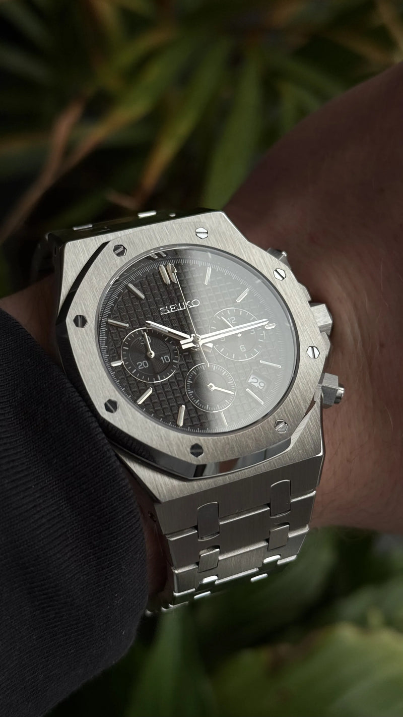 SeikoMod Royal Oak Chrono - Noir