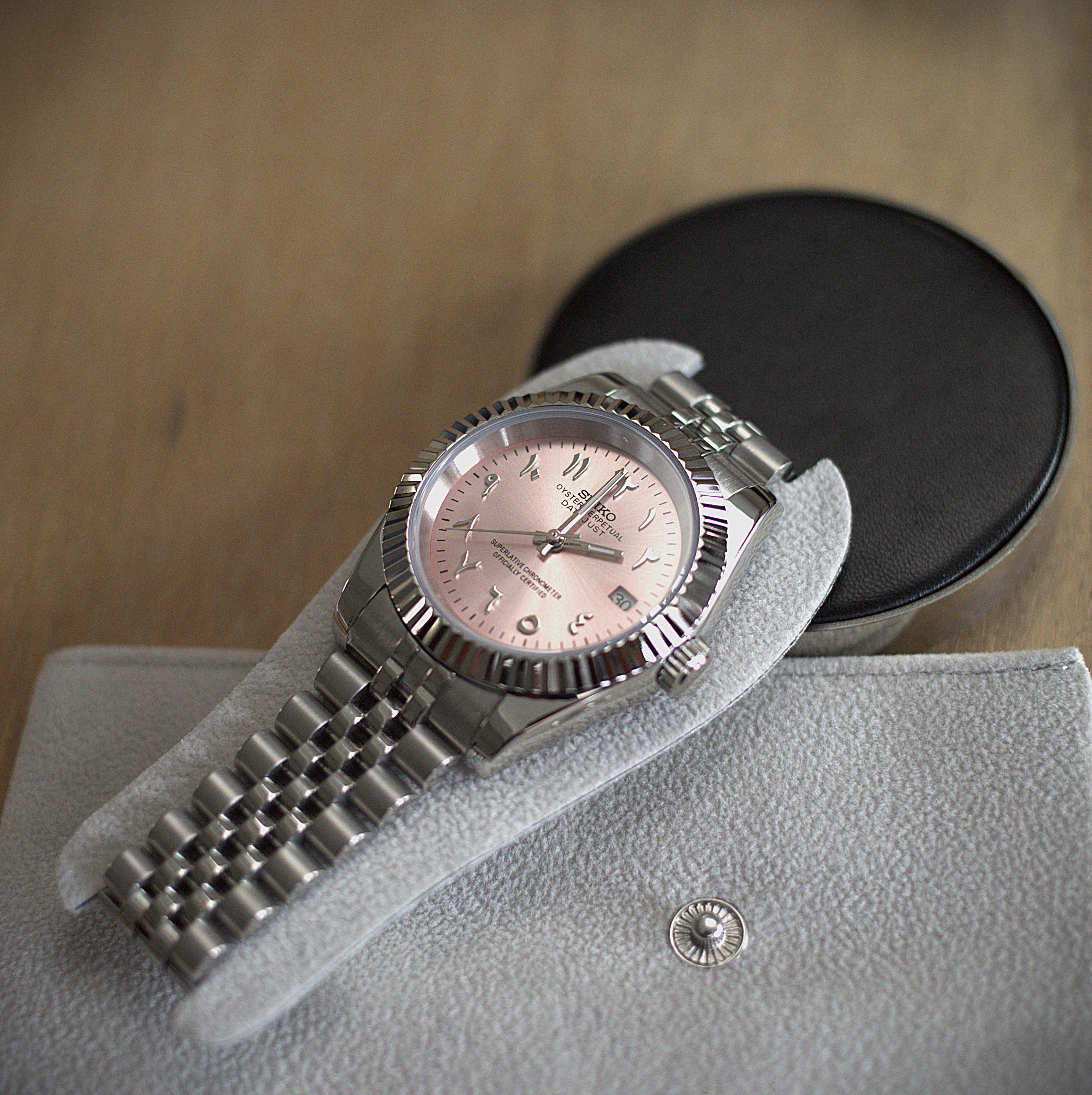 SeikoMod Arabic Dial - Pink