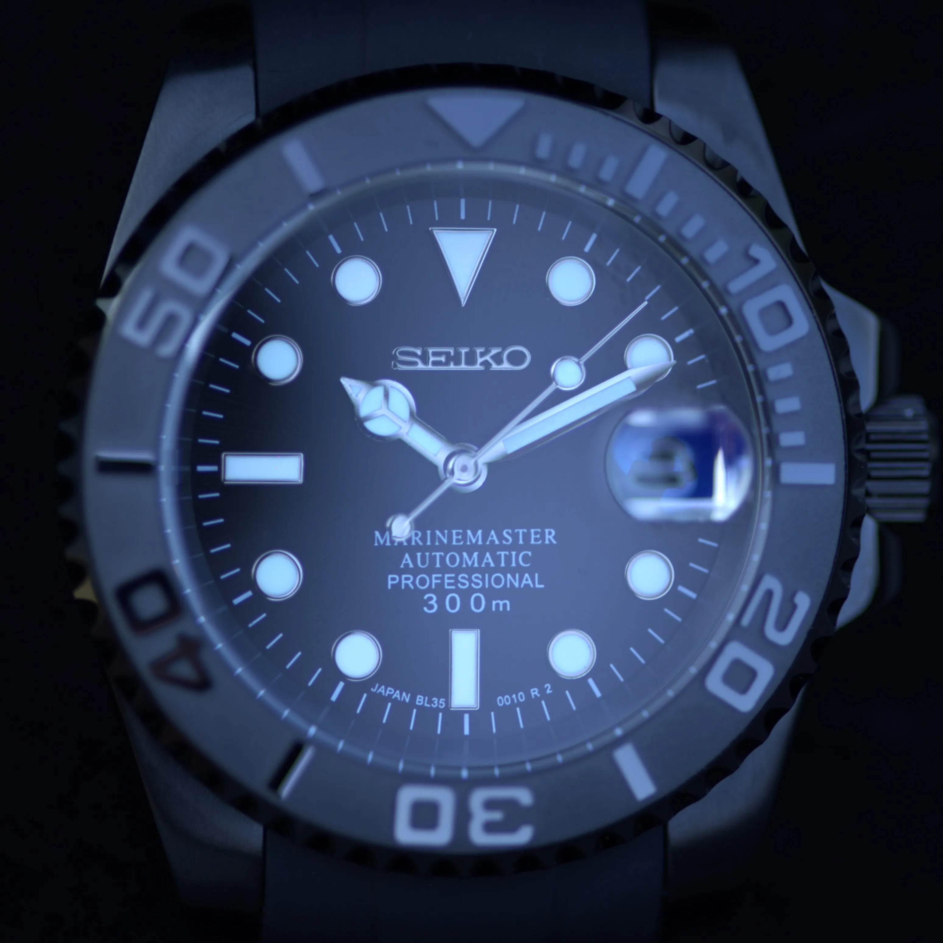 SeikoMod Marine Master Black Complete